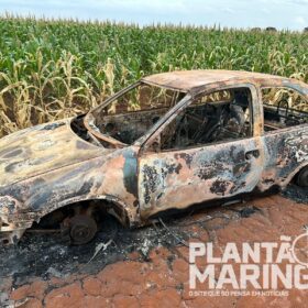 Carro que pode ter sido utilizado em tentativa de homicídio em Maringá é localizado incendiado Foto 15 Fotos de Carro que pode ter sido utilizado em tentativa de homicídio em Maringá é localizado incendiado
