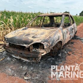 Carro que pode ter sido utilizado em tentativa de homicídio em Maringá é localizado incendiado Foto 17 Fotos de Carro que pode ter sido utilizado em tentativa de homicídio em Maringá é localizado incendiado
