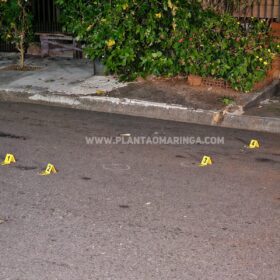 Homem e cachorro são baleados em ataque a tiros na noite de domingo, em Maringá Foto 2 Fotos de Homem e cachorro são baleados em ataque a tiros na noite de domingo, em Maringá