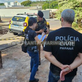 Homem é executado com 14 tiros no quintal de uma residência, em Maringá Foto 2 Fotos de Homem é executado com 14 tiros no quintal de uma residência, em Maringá