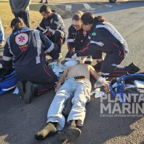 Homem é intubado e socorrido em estado grave após ser atropelado em Maringá Foto 3 Fotos de Homem é intubado e socorrido em estado grave após ser atropelado em Maringá