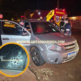 Homem morre após ser alvejado por diversos tiros dentro de carro, em Sarandi Foto 8 Fotos de Homem morre após ser alvejado por diversos tiros dentro de carro, em Sarandi