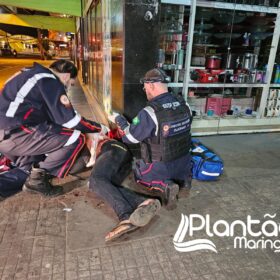 Homem socorrido com ferimentos grave após ser esfaqueado na Praça Raposo Tavares em Maringá Foto 2 Fotos de Homem socorrido com ferimentos grave após ser esfaqueado na Praça Raposo Tavares em Maringá