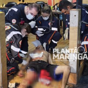 Jovem é socorrido com ferimentos graves após ser esfaqueado e acaba preso em Sarandi Foto 1 Fotos de Jovem é socorrido com ferimentos graves após ser esfaqueado e acaba preso em Sarandi