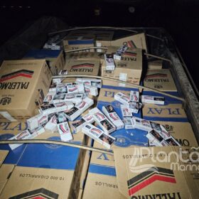 Polícia Militar desarticula quadrilha e recupera três carretas roubadas e carga avaliada em mais de R$ 6 milhões, em Maringá Foto 10 Fotos de Polícia Militar desarticula quadrilha e recupera três carretas roubadas e carga avaliada em mais de R$ 6 milhões, em Maringá