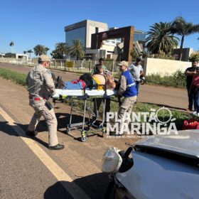 Carro fica destruído após colisão traseira com caminhão na PR-317 em Maringá Foto 9 Fotos de Carro fica destruído após colisão traseira com caminhão na PR-317 em Maringá