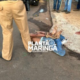 Homem é amarrado e preso após atirar contra jovens em bar de Sarandi Foto 2 Fotos de Homem é amarrado e preso após atirar contra jovens em bar de Sarandi
