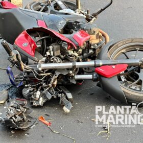 Motociclista é intubado e socorrido de helicóptero após acidente - câmera registrou a colisão Foto 6 Fotos de Motociclista é intubado e socorrido de helicóptero após acidente - câmera registrou a colisão
