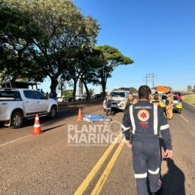 Motociclista e pedestre morrem em acidente no Contorno Sul em Maringá Foto 2 Fotos de Motociclista e pedestre morrem em acidente no Contorno Sul em Maringá