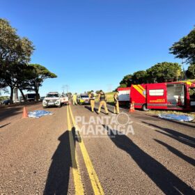 Motociclista e pedestre morrem em acidente no Contorno Sul em Maringá Foto 4 Fotos de Motociclista e pedestre morrem em acidente no Contorno Sul em Maringá