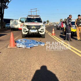 Motociclista e pedestre morrem em acidente no Contorno Sul em Maringá Foto 5 Fotos de Motociclista e pedestre morrem em acidente no Contorno Sul em Maringá