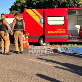 Motociclista e pedestre morrem em acidente no Contorno Sul em Maringá Foto 6 Fotos de Motociclista e pedestre morrem em acidente no Contorno Sul em Maringá