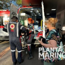 Motociclista pode ter pé amputado após motorista invadir preferencial em Maringá Foto 5 Fotos de Motociclista pode ter pé amputado após motorista invadir preferencial em Maringá