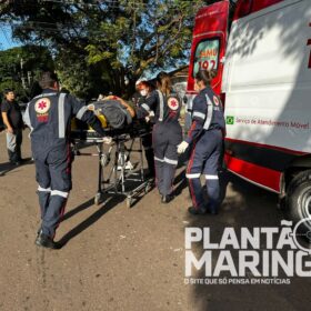 Motociclista pode ter pé amputado após motorista invadir preferencial em Maringá Foto 6 Fotos de Motociclista pode ter pé amputado após motorista invadir preferencial em Maringá