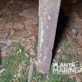 Motorista na contramão fica ferido após bater carro contra poste em Maringá Foto 5 Fotos de Motorista na contramão fica ferido após bater carro contra poste em Maringá
