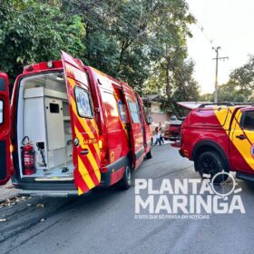 Motorista perde controle de carro e bate em poste em Maringá; vídeo mostra momento do acidente Foto 3 Fotos de Motorista perde controle de carro e bate em poste em Maringá; vídeo mostra momento do acidente