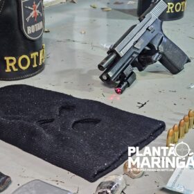 Polícia prende homem com pistola, touca balaclava e cocaína em Maringá Foto 11 Fotos de Polícia prende homem com pistola, touca balaclava e cocaína em Maringá