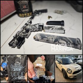 Traficantes de Maringá são presos com armas e drogas em Sarandi Foto 10 Fotos de Traficantes de Maringá são presos com armas e drogas em Sarandi