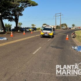 Vídeo mostra acidente com moto de alta cilindrada que matou motociclista e pedestre em Maringá; as vítimas foram identificadas Foto 4 Fotos de Vídeo mostra acidente com moto de alta cilindrada que matou motociclista e pedestre em Maringá; as vítimas foram identificadas