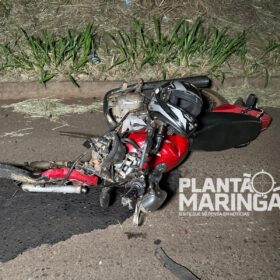 Vídeo mostra carro contramão atingido moto e deixando motociclista em estado grave em Maringá Foto 8 Fotos de Vídeo mostra carro contramão atingido moto e deixando motociclista em estado grave em Maringá
