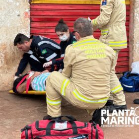 Homem é esfaqueado em Maringá e socorrido em estado grave Foto 2 Fotos de Homem é esfaqueado em Maringá e socorrido em estado grave
