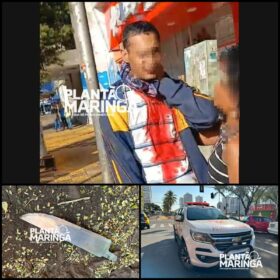 Homem é esfaqueado na praça Raposo Tavares em Maringá Foto 2 Fotos de Homem é esfaqueado na praça Raposo Tavares em Maringá