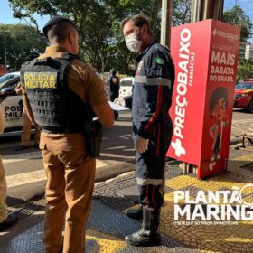 Homem é esfaqueado na praça Raposo Tavares em Maringá Foto 4 Fotos de Homem é esfaqueado na praça Raposo Tavares em Maringá