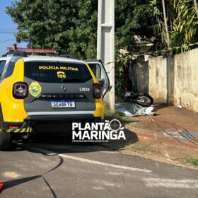 Motociclista morre depois de bater em carro e ser arremessado contra poste em Maringá Foto 6 Fotos de Motociclista morre depois de bater em carro e ser arremessado contra poste em Maringá