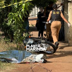 Motociclista morre depois de bater em carro e ser arremessado contra poste em Maringá Foto 10 Fotos de Motociclista morre depois de bater em carro e ser arremessado contra poste em Maringá