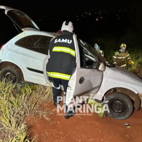 Motorista perde controle da direção, carro cai em ribanceira em Maringá Foto 4 Fotos de Motorista perde controle da direção, carro cai em ribanceira em Maringá