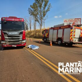 Motociclista morre após bater de frente com carreta em Maringá Foto 6 Fotos de Motociclista morre após bater de frente com carreta em Maringá