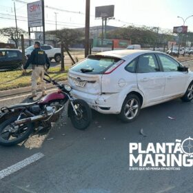 Condutora para repentinamente na Avenida Colombo e provoca grave acidente em Maringá Foto 3 Fotos de Condutora para repentinamente na Avenida Colombo e provoca grave acidente em Maringá