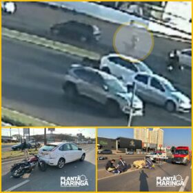 Condutora para repentinamente na Avenida Colombo e provoca grave acidente em Maringá Foto 6 Fotos de Condutora para repentinamente na Avenida Colombo e provoca grave acidente em Maringá
