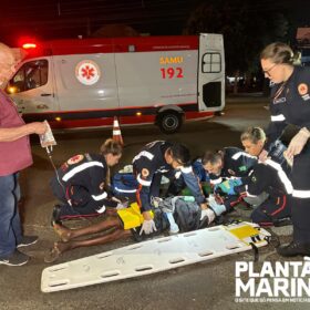 Homem é intubado após ser atropelado por moto em Maringá Foto 3 Fotos de Homem é intubado após ser atropelado por moto em Maringá