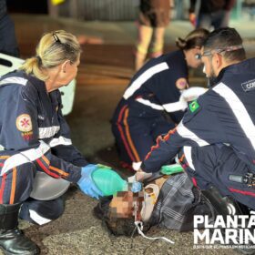 Homem é intubado após ser atropelado por moto em Maringá Foto 2 Fotos de Homem é intubado após ser atropelado por moto em Maringá