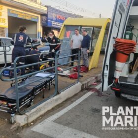 Homem tem as pernas esmagadas após ser atropelado por ônibus da TCCC, em Maringá Foto 2 Fotos de Homem tem as pernas esmagadas após ser atropelado por ônibus da TCCC, em Maringá