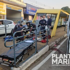 Homem tem as pernas esmagadas após ser atropelado por ônibus da TCCC, em Maringá Foto 4 Fotos de Homem tem as pernas esmagadas após ser atropelado por ônibus da TCCC, em Maringá