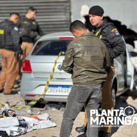 No dia dos pais, homem morre após bater carro contra parede de oficina em Maringá Foto 3 Fotos de No dia dos pais, homem morre após bater carro contra parede de oficina em Maringá