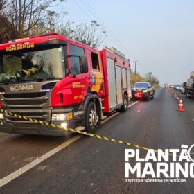 Em Maringá, filho vê pai morrer em capotamento na BR-376 Foto 3 Fotos de Em Maringá, filho vê pai morrer em capotamento na BR-376