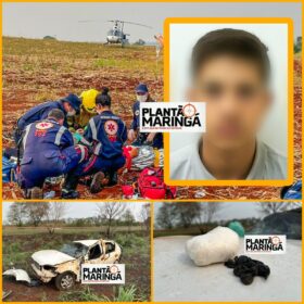 Homem com mandado de prisão por tráfico de drogas morre após capotar carro entre Maringá e Floresta Foto 12 Fotos de Homem com mandado de prisão por tráfico de drogas morre após capotar carro entre Maringá e Floresta