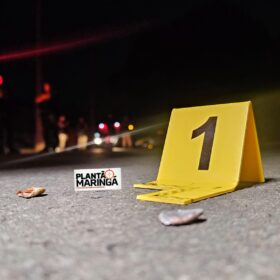 Fotos de Homem é executado com vários disparos de arma de fogo em Maringá