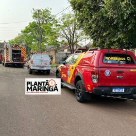 Mãe morre e filho é intubado após incêndio a residência em Maringá Foto 8 Fotos de Mãe morre e filho é intubado após incêndio a residência em Maringá