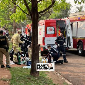 Mãe morre e filho é intubado após incêndio a residência em Maringá Foto 3 Fotos de Mãe morre e filho é intubado após incêndio a residência em Maringá