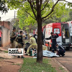 Mãe morre e filho é intubado após incêndio a residência em Maringá Foto 2 Fotos de Mãe morre e filho é intubado após incêndio a residência em Maringá