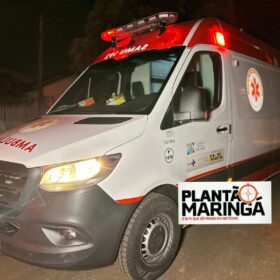 Motorista perde controle de caminhão e derruba muro de empresa em Maringá, ele foi socorrido inconsciente Foto 4 Fotos de Motorista perde controle de caminhão e derruba muro de empresa em Maringá, ele foi socorrido inconsciente