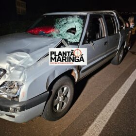 Pedestre morre após ser atropelado por caminhonete na BR-376 Foto 2 Fotos de Pedestre morre após ser atropelado por caminhonete na BR-376