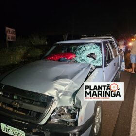Pedestre morre após ser atropelado por caminhonete na BR-376 Foto 4 Fotos de Pedestre morre após ser atropelado por caminhonete na BR-376