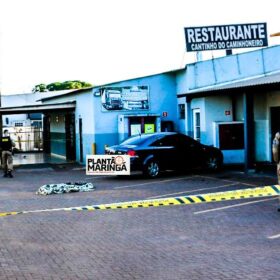 Câmeras de segurança flagram homicídio em posto de combustíveis em Maringá Foto 3 Fotos de Câmeras de segurança flagram homicídio em posto de combustíveis em Maringá