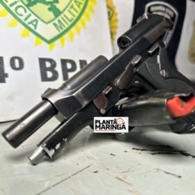 Homem é preso após realizar disparos de arma de fogo e ensinar filha menor de idade a atirar em Maringá Foto 3 Fotos de Homem é preso após realizar disparos de arma de fogo e ensinar filha menor de idade a atirar em Maringá