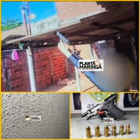 Homem é preso após realizar disparos de arma de fogo e ensinar filha menor de idade a atirar em Maringá Foto 1 Fotos de Homem é preso após realizar disparos de arma de fogo e ensinar filha menor de idade a atirar em Maringá